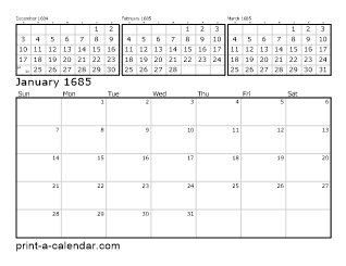 1685 Four Month Overview