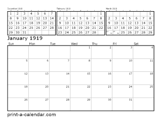 1919 Four Month Overview