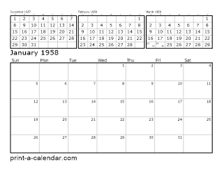 1958 Four Month Overview