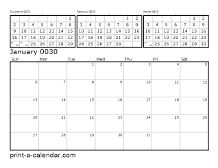 30 Four Month Overview
