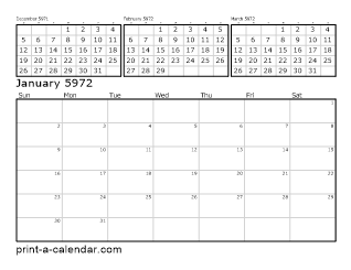 5972 Four Month Overview