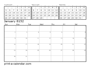 8152 Four Month Overview