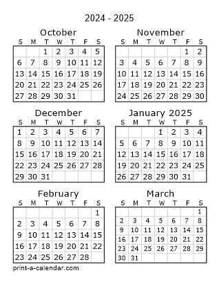 Next Six Months | One page